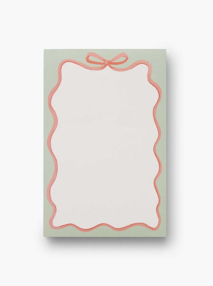 ribbon notepad