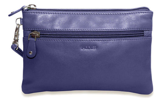 Scarlett RFID Leather Mini Clutch - Bascora
