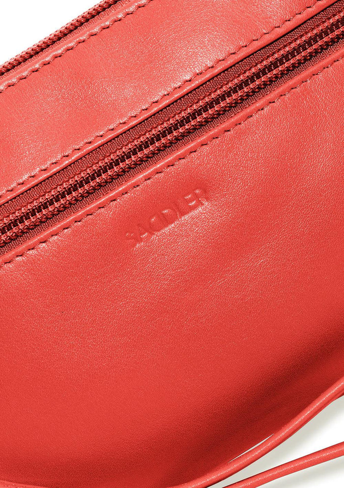 Scarlett RFID Leather Mini Clutch - Bascora