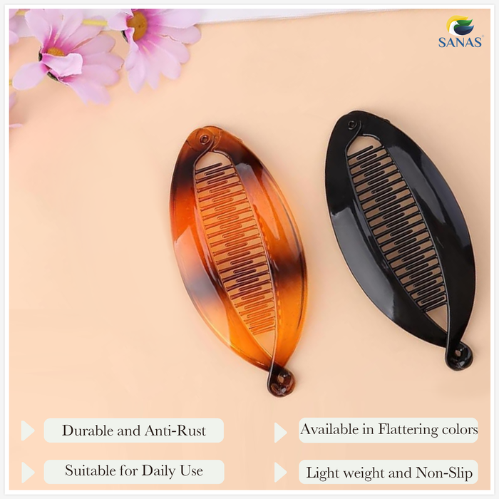 Small Acrylic Hair Clip for Everyday Hairstyles