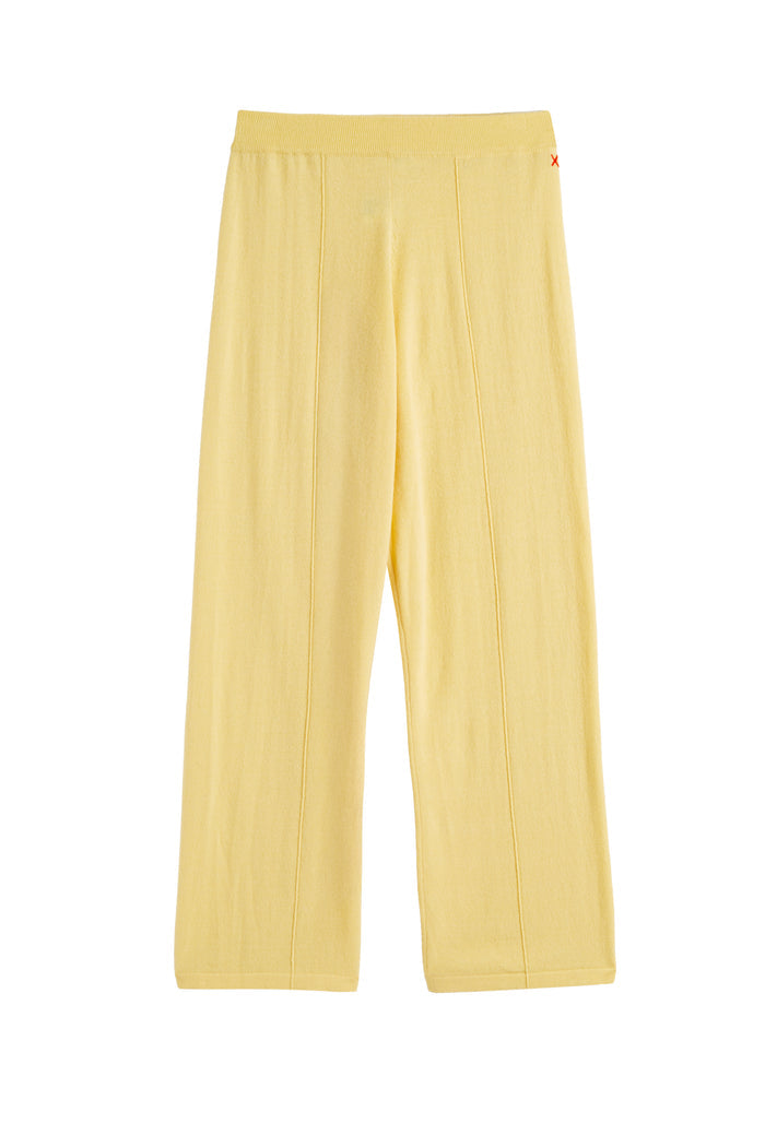 Yellow pants on a white background