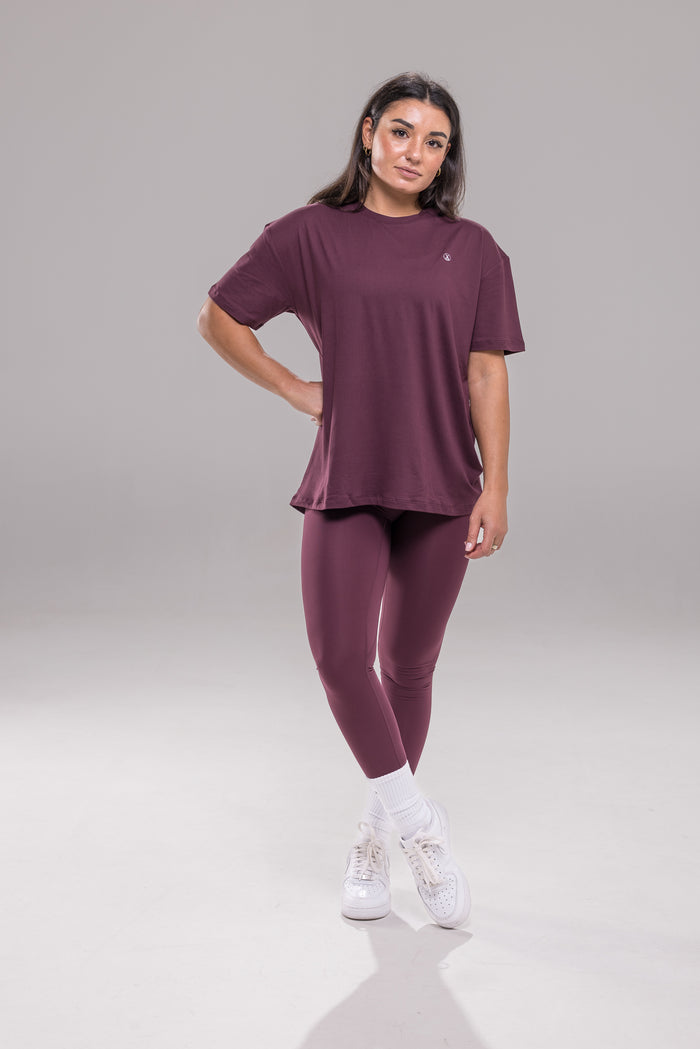 Sports Club Tee -  Cherry
