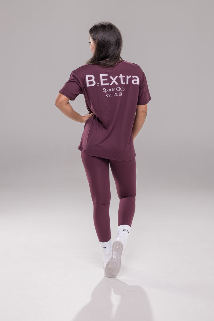 Sports Club Tee -  Cherry