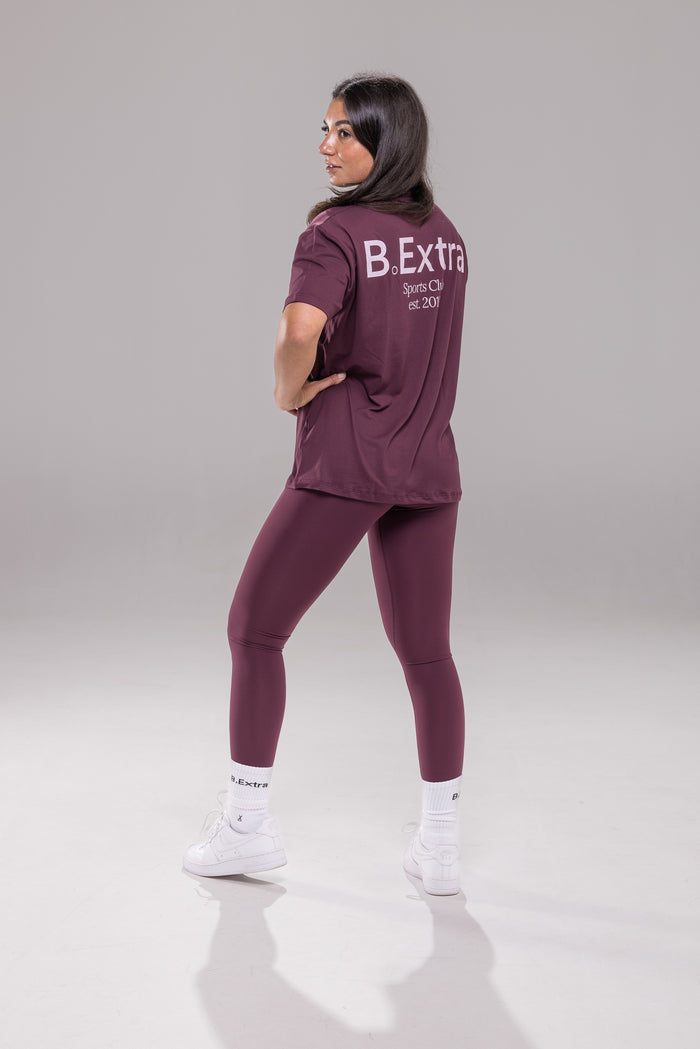Sports Club Tee -  Cherry