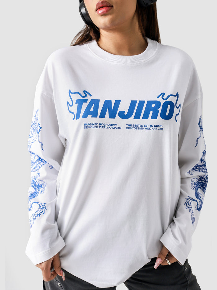 Tanjiro tee male model outdoor lifestyle shot anime Pakistan – GROOVY