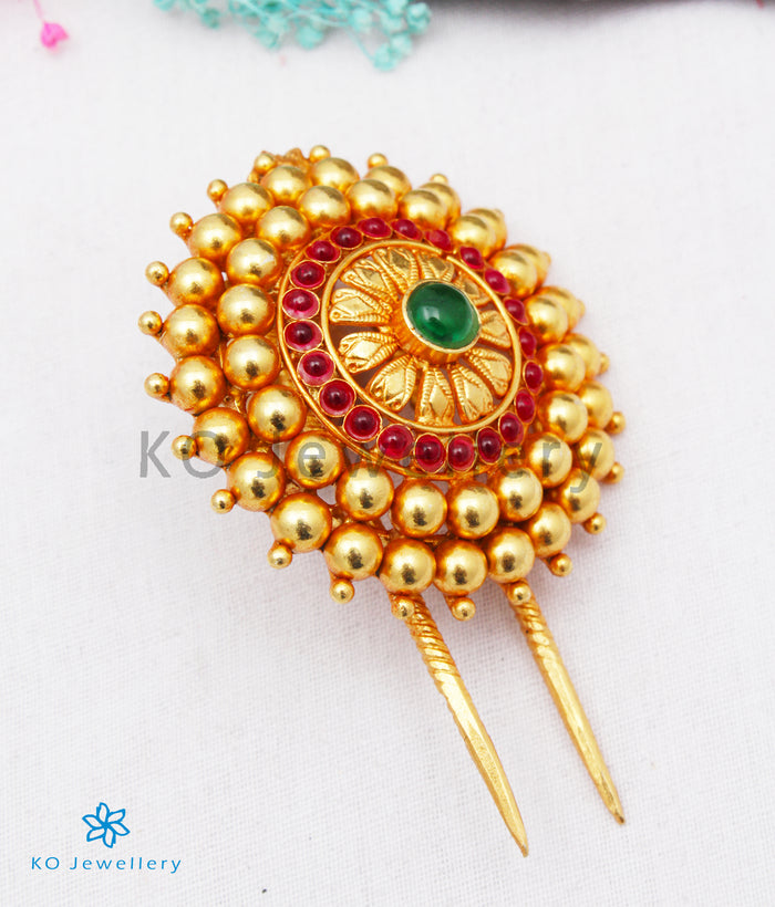 The Dhitika Silver Bridal Hair Pin