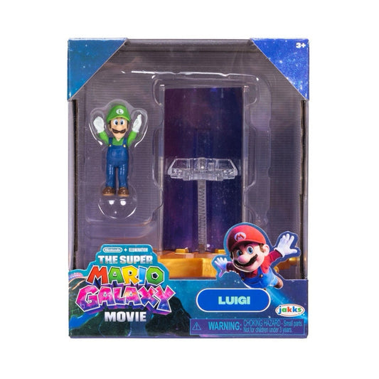 The Super Mario Galaxy Movie 1.5” Luigi with Star Launcher by Jakks Pacific