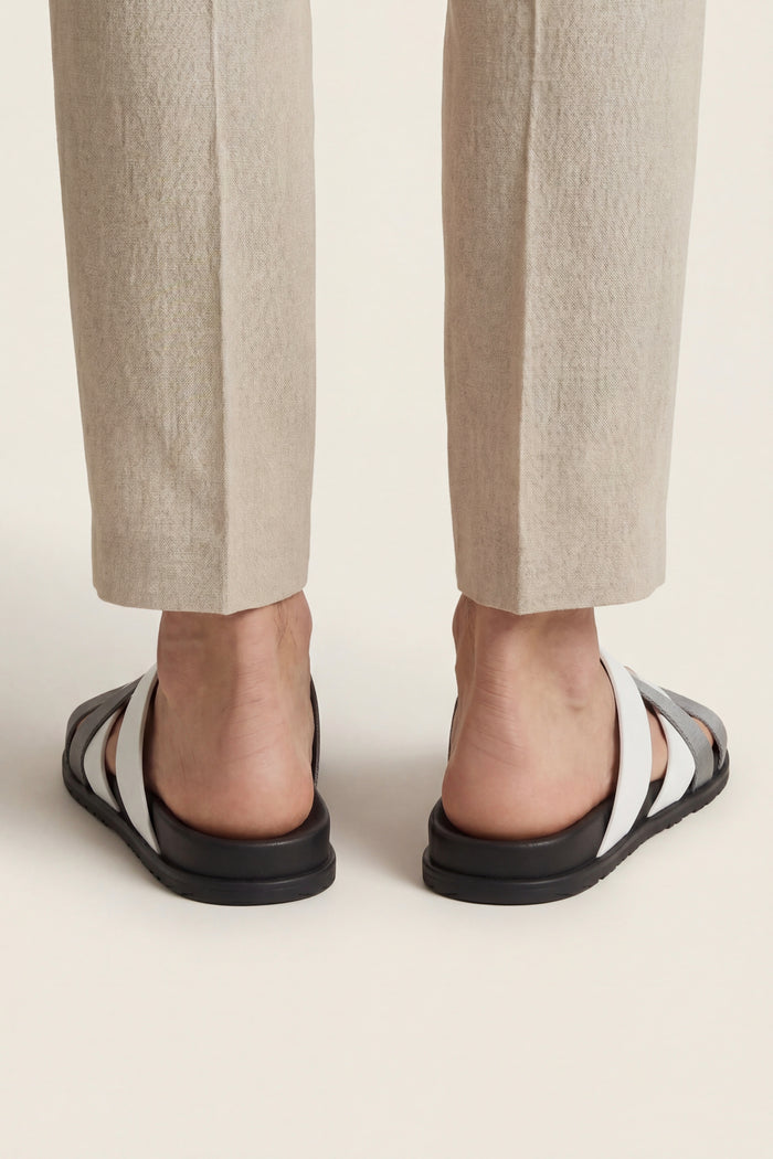 Tuscana Sandal White/Grey