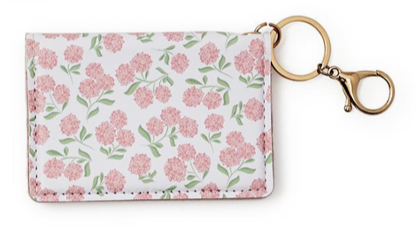 Two's Company Hydrangea Print ID Wallet