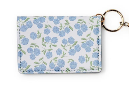 Two's Company Hydrangea Print ID Wallet