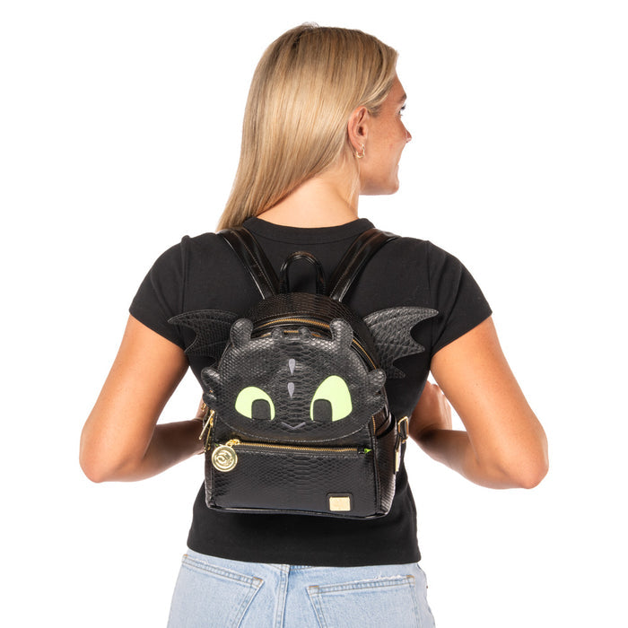 Universal Epic Universe Anniversary Toothless Loungefly Backpack