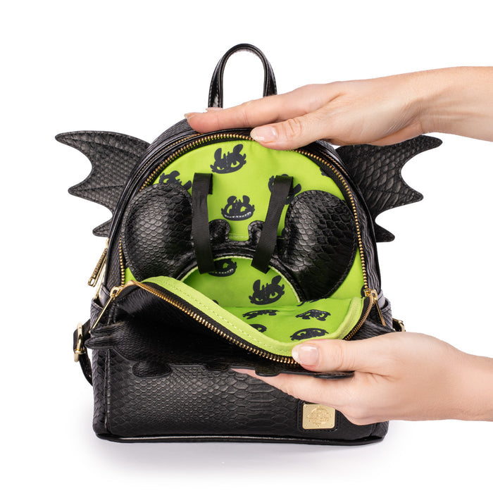 Universal Epic Universe Anniversary Toothless Loungefly Backpack