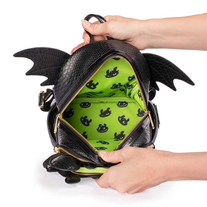 Universal Epic Universe Anniversary Toothless Loungefly Backpack