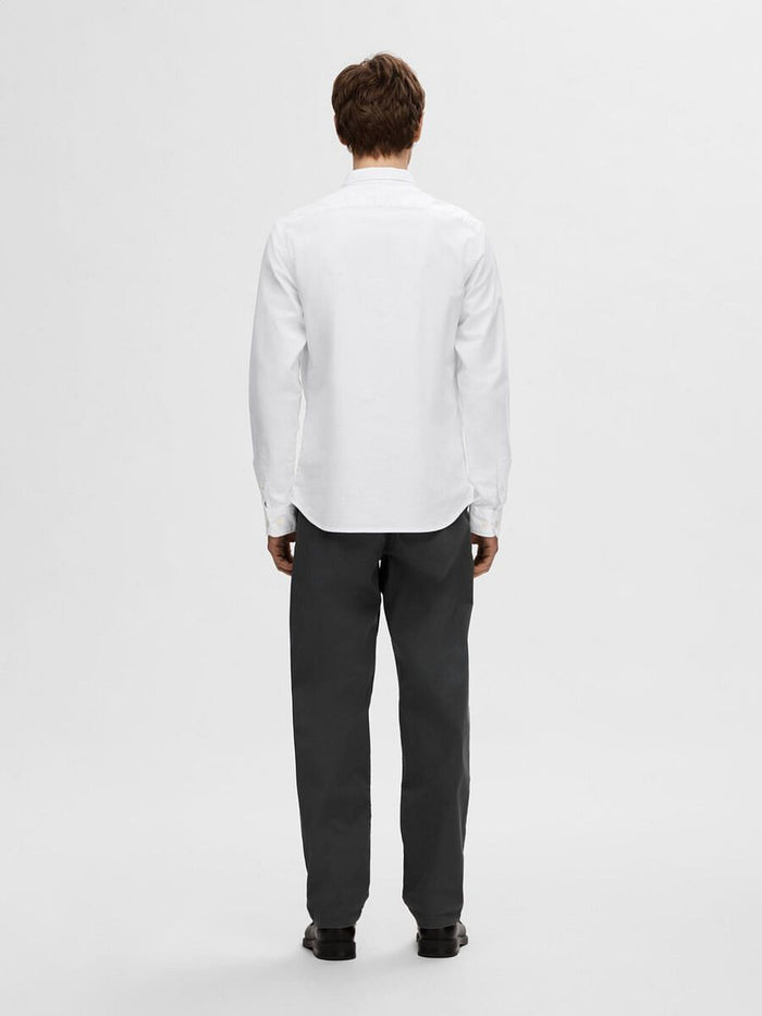 White Cotton Oxford Shirt