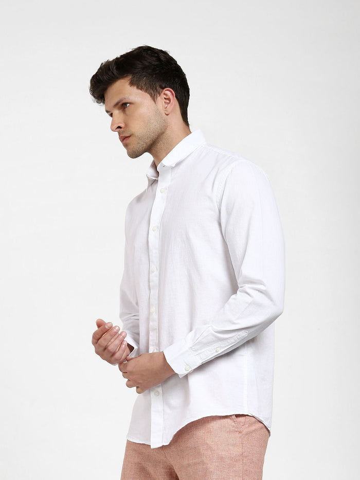 White Full Sleeves Shirt