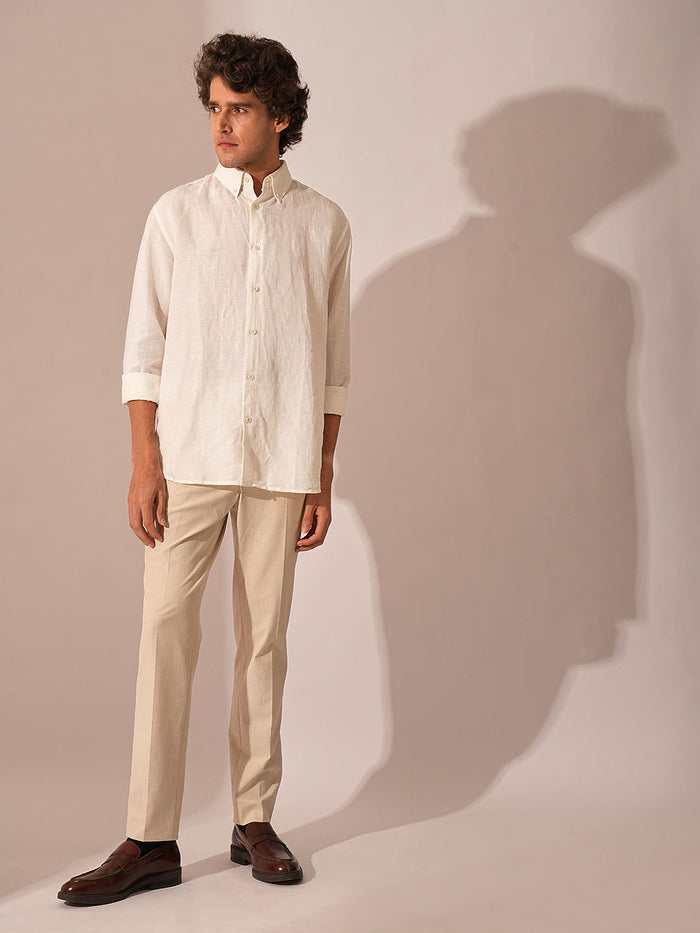White Linen Shirt