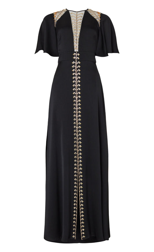 Wildlife Gown - Black