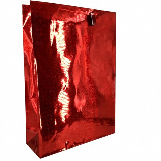 Xtra Jumbo Holographic Gift Bags, 28" x 20" x 7", Wholesale