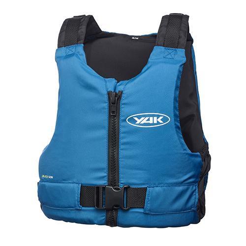 Yak blue buoyancy aid vest with front zip for paddleboarding and watersports