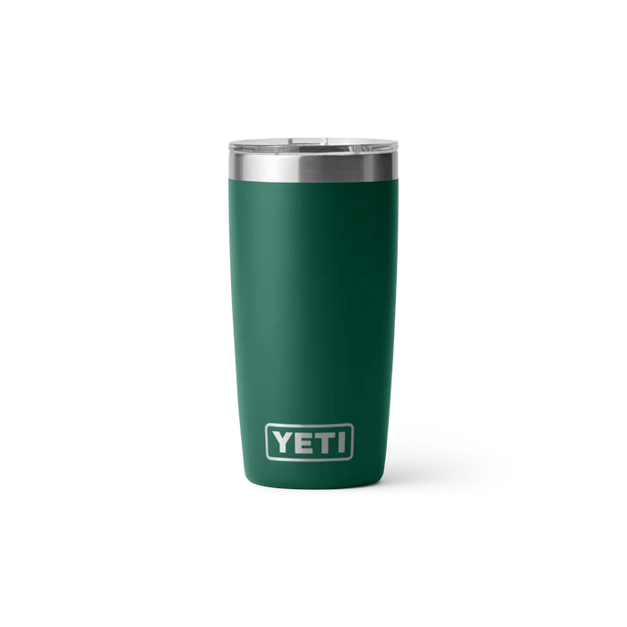 Yeti Rambler 20oz tumbler in forest green with lid, ideal for watersports adventures