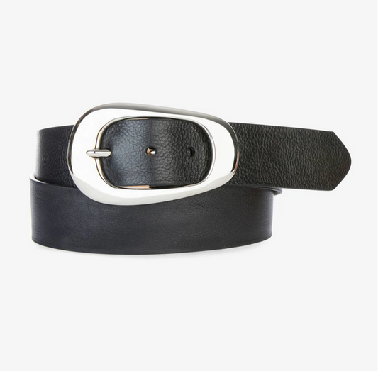 Zymir Belt - Black Vachetta